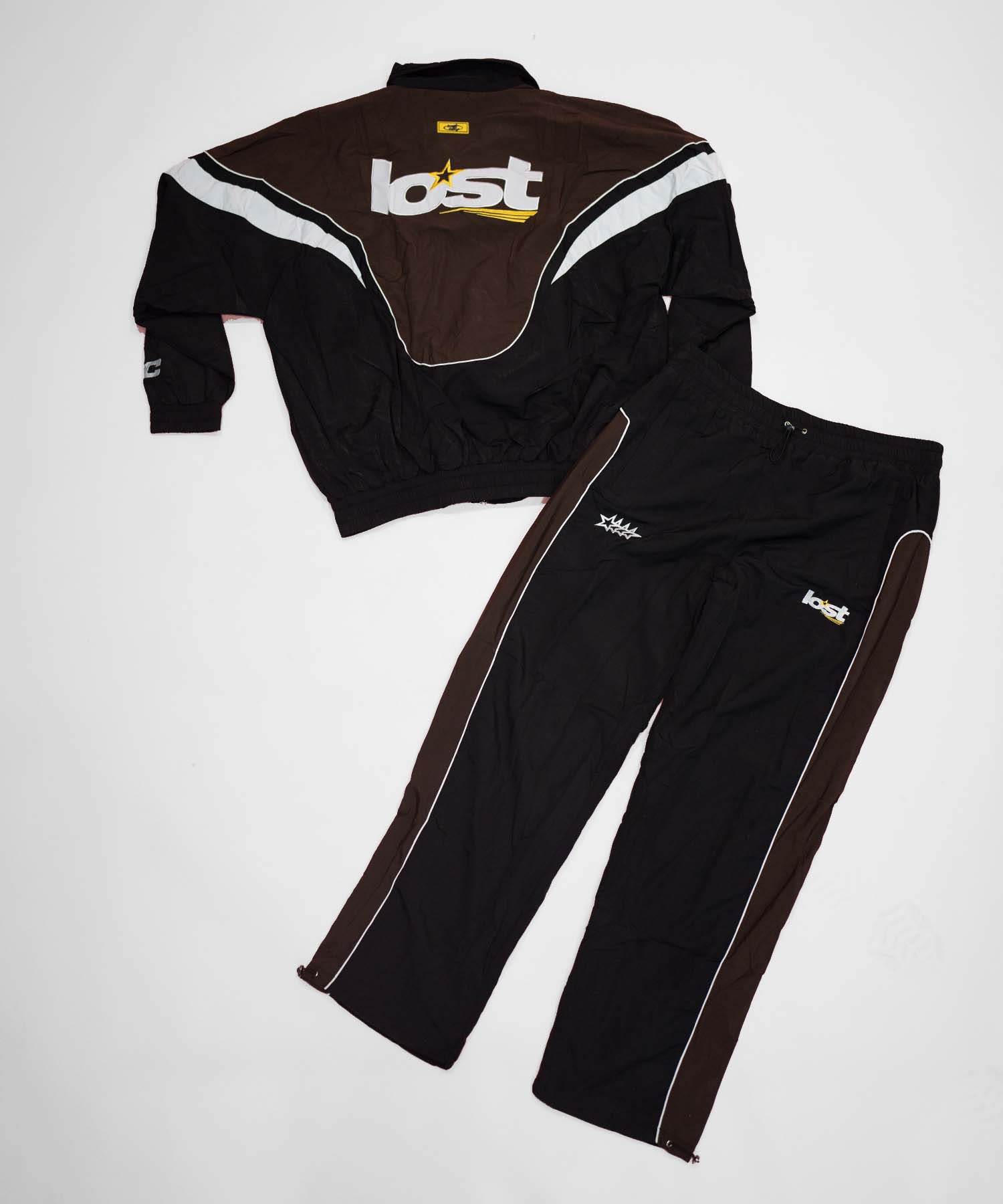LC NYLON TRACKSUIT (MOCHA)