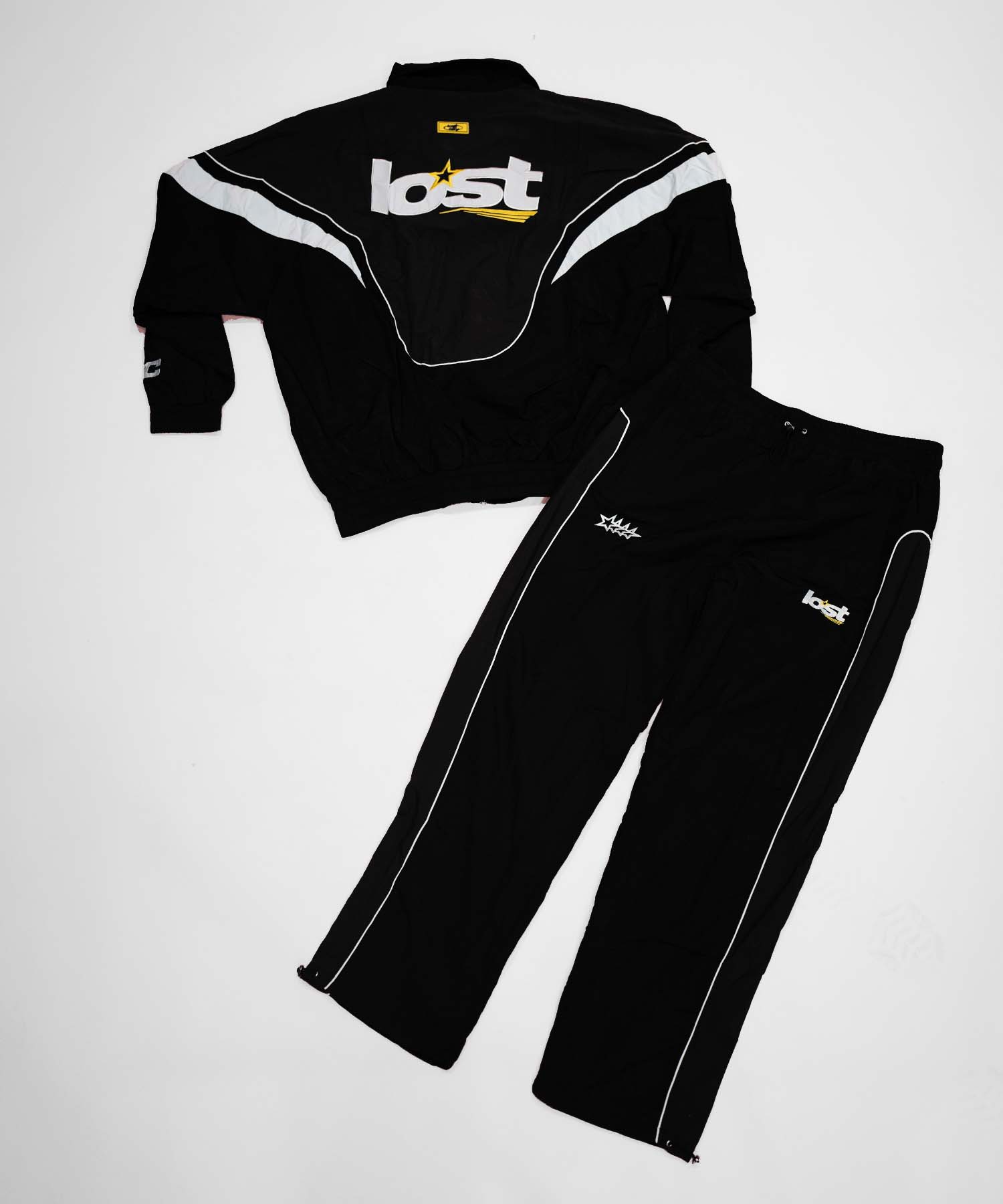 LC NYLON TRACKSUIT (BLACK) (PREORDER!)