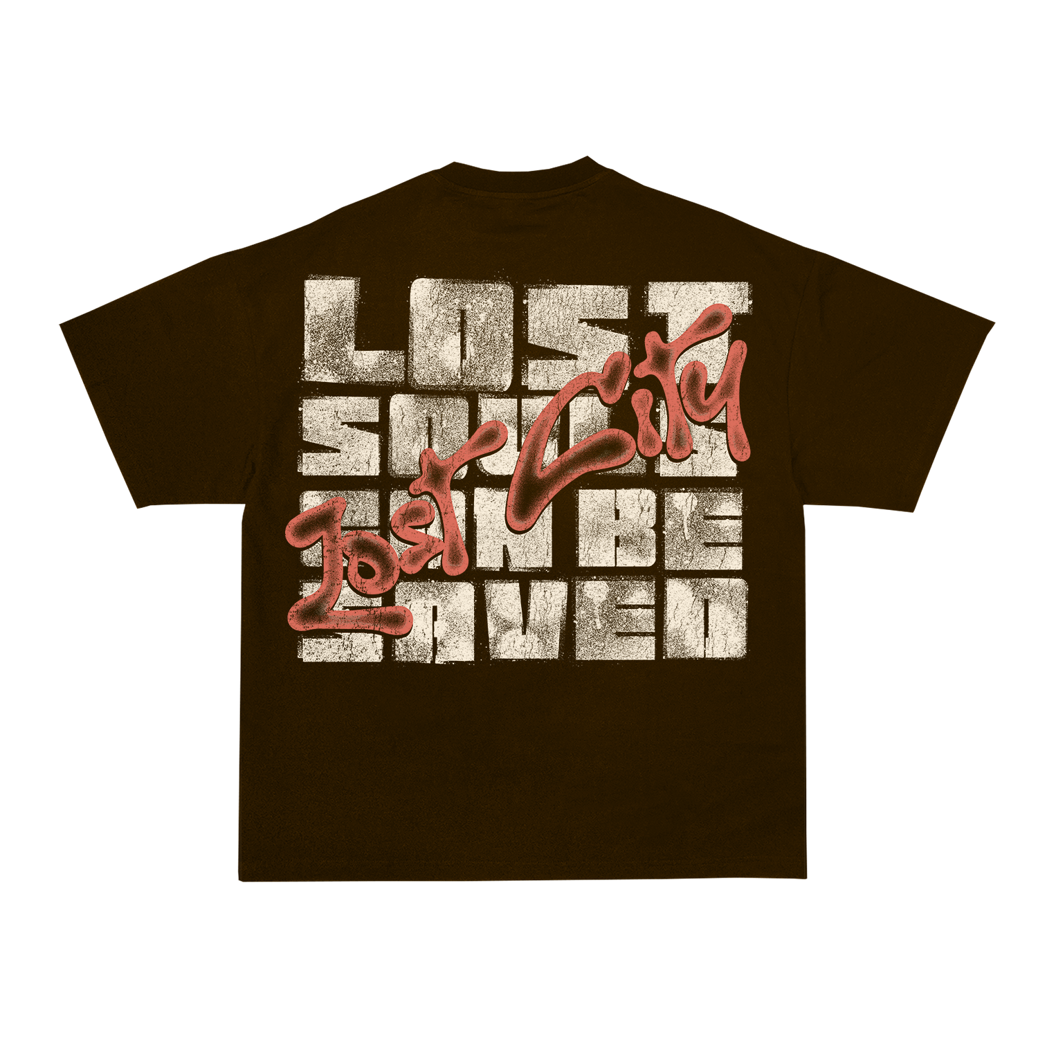 THE SAVE ME TEE (MOCHA)