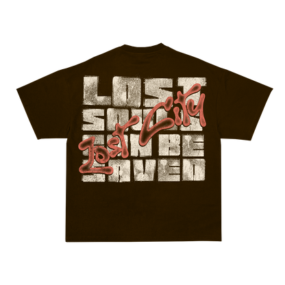 THE SAVE ME TEE (MOCHA)