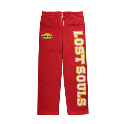 SAVE ME IM LOST SWEATPANTS (RED)